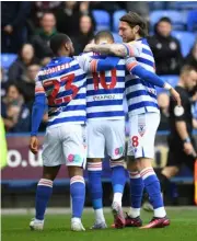  ?? ?? Ince seals the game with Reading’s third