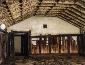  ?? IMPERIAL HOUSEHOLD AGENCY OF JAPAN VIA AP ?? This photo provided by the Imperial Household Agency of Japan on Saturday shows the conference room inside of a bunker at the palace compound in Tokyo. The original recording of Japan’s Emperor Hirohito’s war-ending speech has come back to life in...