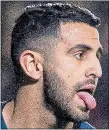  ??  ?? SCORER: Riyad Mahrez