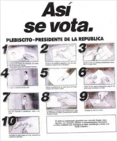  ??  ?? ► Instructiv­o publicado por la Secretaría General de Gobierno una semana antes del Plebiscito.