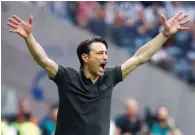  ?? — Reuters ?? Niko Kovac is familiar with the DNA of Bayern Munich.