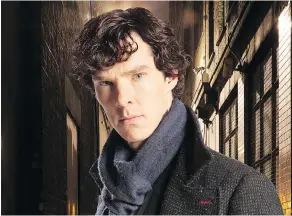  ?? THE ASSOCIATED PRESS / PBS FILES ?? Benedict Cumberbatc­h as Sherlock Holmes in the BBC’s adaptation.