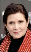  ??  ?? Carrie Fisher