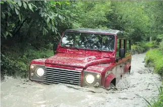  ?? LAND ROVER ?? When heading out into remote areas, drivers should know basic informatio­n, including how deep their vehicle can go in water.