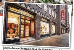  ??  ?? Susanne Meyer-Christen (58) ist die Filialleit­erin von Jebe der Altstädter Straße. in