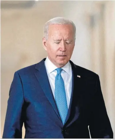  ?? STEFANI REYNOLDS / EFE ?? El presidente de Estados Unidos, Joe Biden.