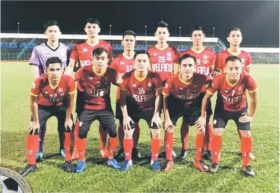  ??  ?? BERSEDIA: Skuad Miri FA perlu menang menentang Keningau di Kompleks Sukan Keningau, Sabtu ini untuk mara ke suku akhir.