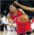  ?? GREGORY SHAMUS / GETTY IMAGES ?? Kyle Lowry scored 27 points.