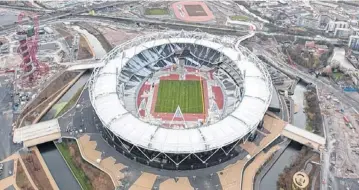  ??  ?? West Ham jumped in with an 11th-hour bid for tenancy of the Olympic Stadium.