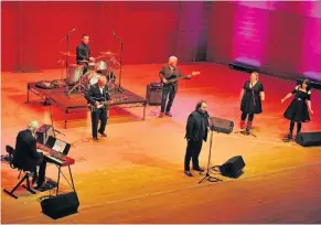  ??  ?? On stage The stage at Perth Concert Hall was alight once more this week