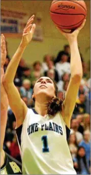  ?? FILE PHOTO ?? Pine Plains standout Ashley Starzyk, who helped lead the Bombers to the state semifinals, was named to the Class C fourth team.