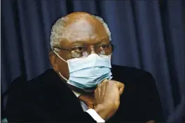  ?? KEVIN DIETSCH — POOL ?? Committee Chrirmrn Rep. Jim Clyburn, D-S.C., hrs issued subpoenrs to Herlth rnd Humrn Services Secretrry Alex Azrr rnd CDC Director Dr. Robert Redfield.