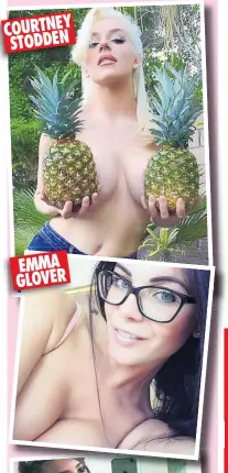  ??  ?? COURTNEY STODDEN EMMA GLOVER