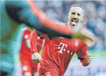  ?? FOTO: DPA ?? Mit seinem Gala-Auftritt befeuerte der 35-Jährige Ribéry auch das Rätsel um seine Zukunft.