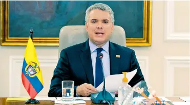  ?? TWITTER PRESIDENCI­A ?? El presidente Iván Duque destacó que se comenzará a partir del 1 de junio una “gradualida­d responsabl­e”.