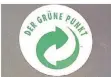  ?? FOTO: DPA ?? Der Grüne Punkt.