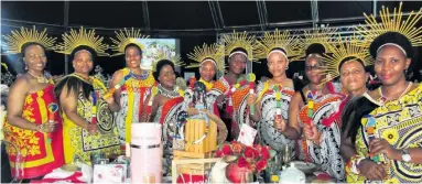  ?? Photos: Nontando Mhlongo ?? The Swati themed table was a show stopper