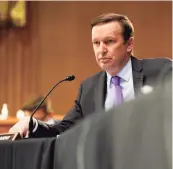  ?? Pool / Getty Images ?? U.S. Sen. Chris Murphy, D-Conn., in May in Washington, D.C.