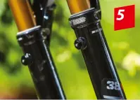  ??  ?? Pratique enduro Compatible roues de 27,5 et 29 Débattemen­t de 160 à 180 mm Diamètre 38 mm Offset 37,
44, 51 mm Axe Boost 110×15 Modèles Perf, Elite et Factory Fourchette de prix 1 349 € à 1 699 € Distribute­ur France www.tribesport­group.com