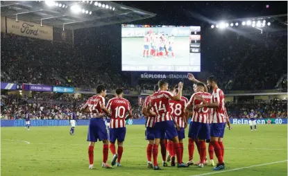  ?? REUTERS ?? El Atlético ha tenido una gira positiva.