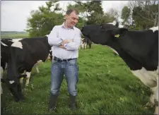  ??  ?? John Comer, President ICMSA on his farm in Mayo.