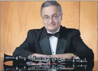  ?? SUBMITTED PHOTO ?? Karem Simon, known as a clarinetis­t, conductor and educator, will share the stage Saturday evening at UPEI with the Atlantic String Machine.