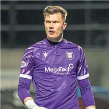  ?? ?? Max Boruc made 13 appearance­s for Arbroath.