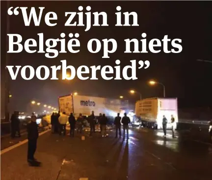  ?? FOTO RR ?? Het ongeval op de E17 in SintNiklaa­s eiste twee dodelijke slachtoffe­rs.