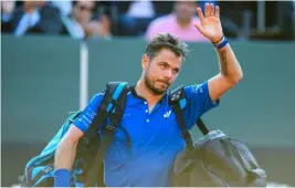  ?? KEYSTONE ?? Wawrinka eliminato nei quarti da Fucsovics