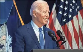  ?? JOSH MORGAN/USA TODAY FILE ?? President Joe Biden has faced increasing pressure from progressiv­es and Arab Americans for his unwavering support of Israel in the months since Hamas’ Oct. 7 attack on Israel.