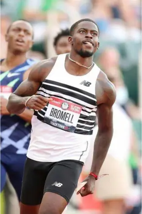  ??  ?? RESURGENCE: Trayvon Bromell is aiming to become the first American to win the men's 100m since 2004.