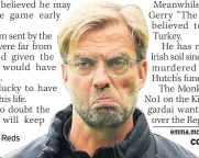  ??  ?? KLOPP FLOP
boss Jurgen
Reds