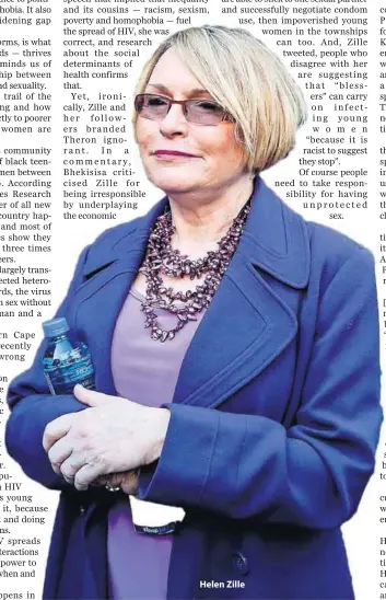  ??  ?? Helen Zille