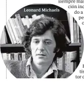  ??  ?? Leonard Michaels