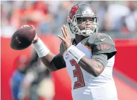  ??  ?? Buccaneers quarterbac­k Jameis Winston during a recent NFL game.