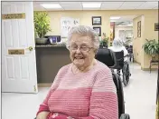  ??  ?? “This is such a comfort knowing we can go to the dentist without having to leave the facility,” said Peggy Batcheler, 87, who has lived at Fair Haven nearly 30 years.