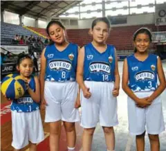  ??  ?? Gabriela Rosero, Melany Benavídez, Julia Armas y María Guerrero.