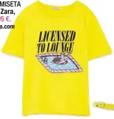  ??  ?? CAMISETA de Zara, 9,95 €. zara.com