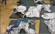  ?? U.S. CUSTOMS AND BORDER PROTECTION ?? Immigrant children described hunger, cold and fear in a voluminous court filing about facilities where they were held in the days after crossing the border. Shown is the McAllen, Texas, facility.