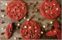  ?? COURTESY OF PIEOLOGY ?? Pieology has red velvet cookies on the menu in time for Valentine’s Day.