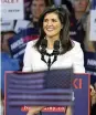  ?? AP ?? Nikki Haley launches her 2024 presidenti­al campaign Wednesday in South Carolina.