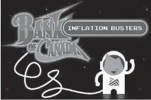  ?? REUTERS ?? A Space Invaders-like video game called Inflation Busters hidden inside the Bank of Canada web page.
