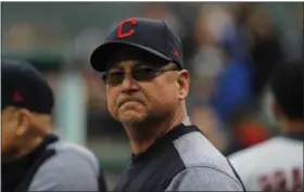  ?? PAUL SANCYA — ASSOCIATED PRESS ?? Indians manager Terry Francona watches against the Detroit Tigers in the first inning in Detroit on May 1.