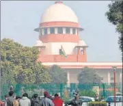  ?? HT FILE ?? The Supreme Court has set down 18 weeks as an outer time limit for the Centre to process the names for appointmen­ts of the high court judges.