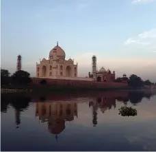  ?? AFP ?? The Taj Mahal has eight million visitors every year