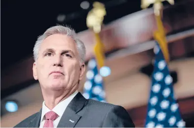  ?? KENT NISHIMURA/LOS ANGELES TIMES ?? House Minority Leader Kevin McCarthy has been at odds with the U.S. Chamber of Commerce.