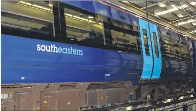  ?? Picture: Southeaste­rn Press Office ?? New exterior livery of Class 375 train