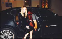  ??  ?? Chiara Ferragni with Maserati Quattropor­te arrives at the ‘Inferno’ premiere.