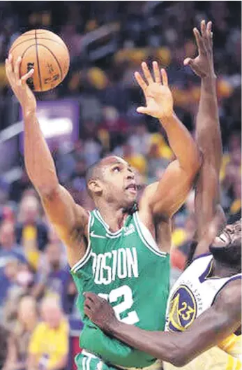  ?? ?? Al Horford de 36 años, es el jugador de mayor edad en los Celtics.