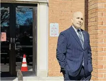  ?? Brian Zahn/Hearst Connecticu­t Media ?? Victor Borra, a first-term Democratic councilman in the 8th District, has filed paperwork to run for mayor.